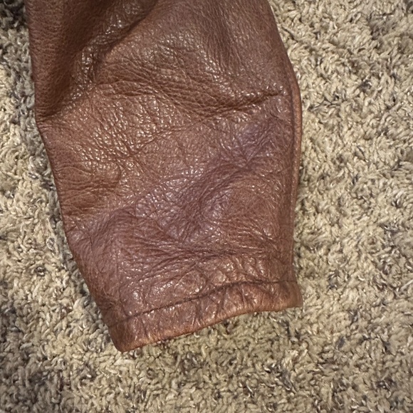 SCHOTT Vintaged Cowhide Café Racer Leather Jacket 654 XL - Picture 10 of 14